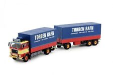 TEKNO 81275 VOLVO F88 Camion + Rimorchio Coperto 3 Assi " TORBEN RAFN " Nuovo