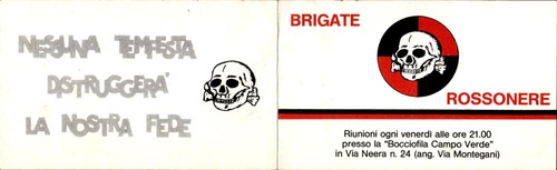 Tessera brigate rossonere - tessera,