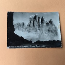 DINTORNI DI PRIMIERO DOLOMITI LA CIMA CANALI - CARTOLINA BIANCO E NERO VIAGGIATA