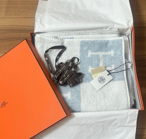 Asciugamano hermes avalon blu - hermes,