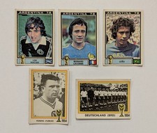 Argentina 78 World Cup - Panini - 5 Figurine