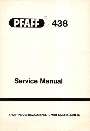 Pfaff 438 service ristampa - pfaff,