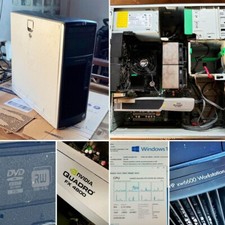 PC HP Fisso computer desktop XW6600 processore 8 Core 24 GB RAM Quadro FX 4800