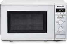 Panasonic Forno A Microonde con Grill Piatto Rotante 800+1000W 20Lt NN-J151WMEPG