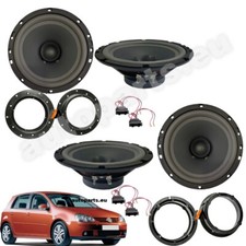 Kit 4 Casse Altoparlanti Anteriori e Posteriori Volkswagen Golf 5 Doppio Cono