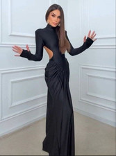 Vestito DA CERIMONIA donna elegante lungo abito estivo abiti vestiti