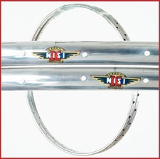 NOS COPPIA CERCHI NISI TORO 28" 700c 32H FORI TUBOLARI VINTAGE STRADA CORSA BICI OLD