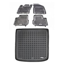 Set di tappetini e stuoie si adatta per Fiat TIPO SW. piano superiore del bagagl