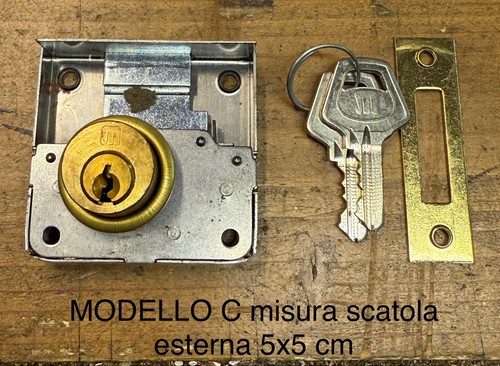 Serratura meroni per cassetto - serratura,