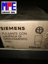 SIEMENS 5TD9120 PULSANTE UNIP.NA CON LAMP.OR.220V DELTA FUTURA  BIANCO