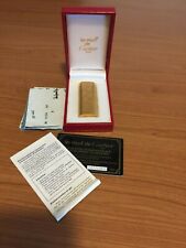 Accendino les must de Cartier, Placcato Oro, con Custodia e Certificato