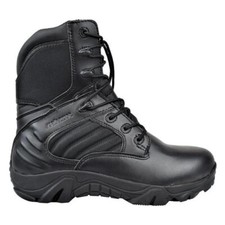 JS-Warrior Black Leather Upper