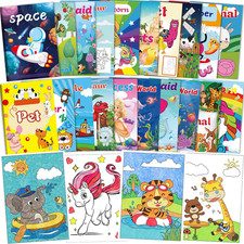 20 Libri Da Colorare per Bambini Dai 4 Agli 8 Anni E Dai 2 Ai 4 Anni, Regali Di 