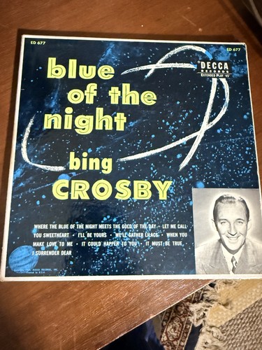 Bing crosby blue the - of, night