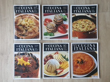 lotto  6 riviste la cucina italiana 2005-08