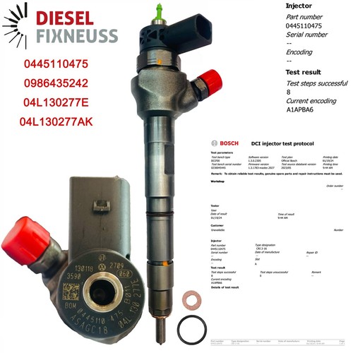Iniettore bosch 0445110475 - iniettore,