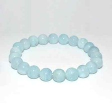 Bracciale in ACQUAMARINA 6 mm
