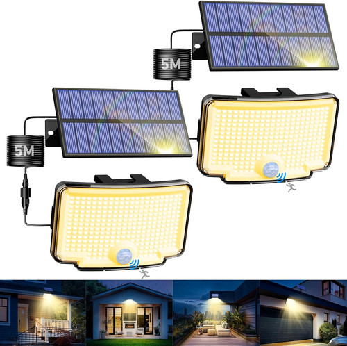 318led faretti solari led da - a,