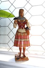 Large Vintage Carved Wood