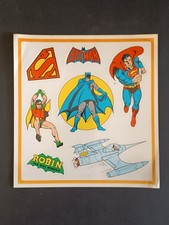 composizione in foglio adesivo SUPERMAN BATMAN GREEN ARROW