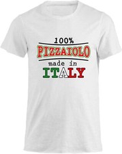 Maglia T-shirt Uomo & Bambino - Pizzaiolo Made in Italy - pizza pizzeria ristora
