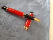 PENNA STILOGRAFICA AURORA "OPTIMA ROSSA " 75esimo anniversario  ORO E AUROLOIDE