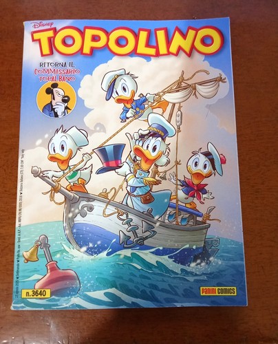 Topolino 3640 commissario - topolino, n°3640