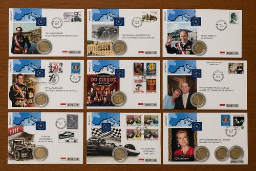 Monaco euro commemorativi in - euro,