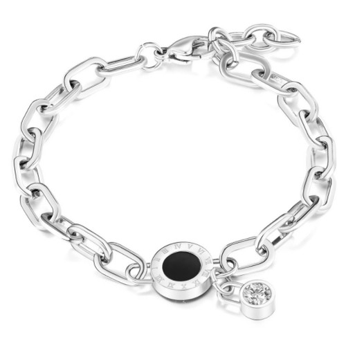 Bracciale catena acciaio - bracciale,