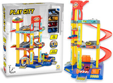 , Garage Macchine per Bambini, Grande Parcheggio Macchinine a 3 Piani Con Ascens