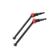 2 pezzi/set aggiornamento albero di trasmissione CVD acciaio temprato + 15 mm per 1/8 HPI SAVAGE FLUX HP XL