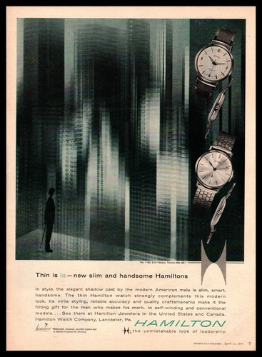 Pubblicità stampa orologio