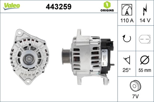 Generatore alternatore valeo - alternatore,