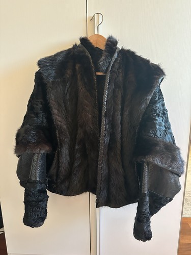 Pelliccia fur bomber - fur, e