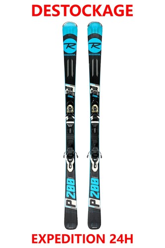 Sci usato rossignol p200 blu - usato,