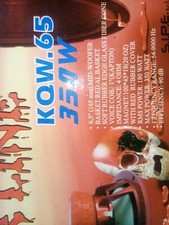 Altoparlante woofer killer line kQW 65 mid woofer da 6,5" 165mm, 360 watt