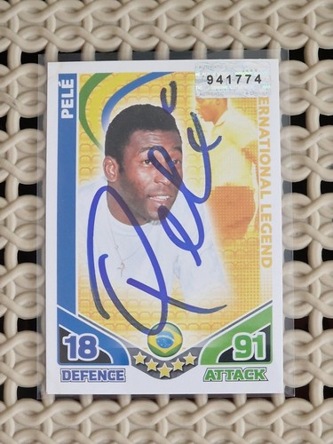Official signed pele match - official,
