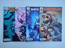 INFERNO MINI COMPLETA 4 NR. MARVEL MINISERIE  253/256  PANINI COMICS