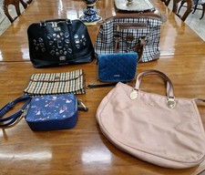 Lotto 6 Borse Varie Marche: Trussardi, Patrizia Pepe, Desigual, O-bag, Jaguar.