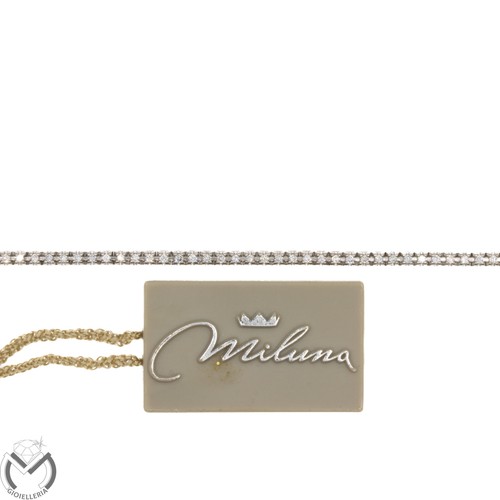 Bracciale tennis oro bianco - oro,