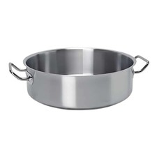 Casseruola Bassa 2 Maniglie in Acciaio Inox - Ballarini - Pentola Ristorante