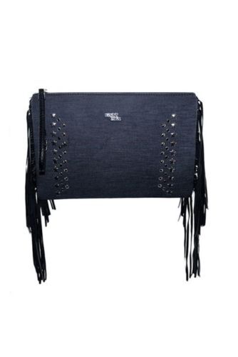 Borsa busta pochette denim - borsa,