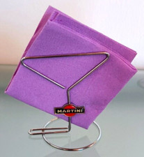 MARTINI Calici 3 anelli tovagliolo, metà secolo, metallo, anni 60 in Italia