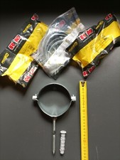 COLLARE ZINCATI TUBO POLIETILENE DIAMETRO 110 RACCORDERIE METALLICHE PEZZI TOT 6