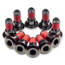 10x Viti bulloni rotore disco anteriore titanio nero per Suzuki GSXR-1000 K7 K8