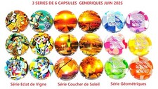 News -  3 Séries de 6 Capsules de champagne - GENERIQUE (Juin 2025)
