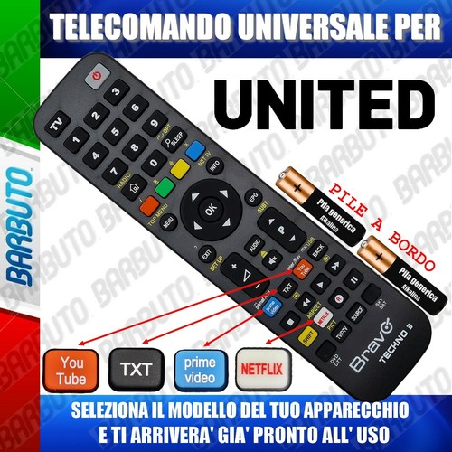 Telecomando united selezionare - united,