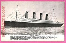 af8208 - CARTOLINE D'EPOCA - Nave "STEAMER TITANIC" NAVI