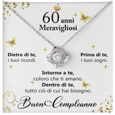 Collana donna regalo anni - 60,