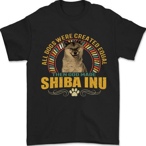 Una maglietta uomo - uomo, shiba